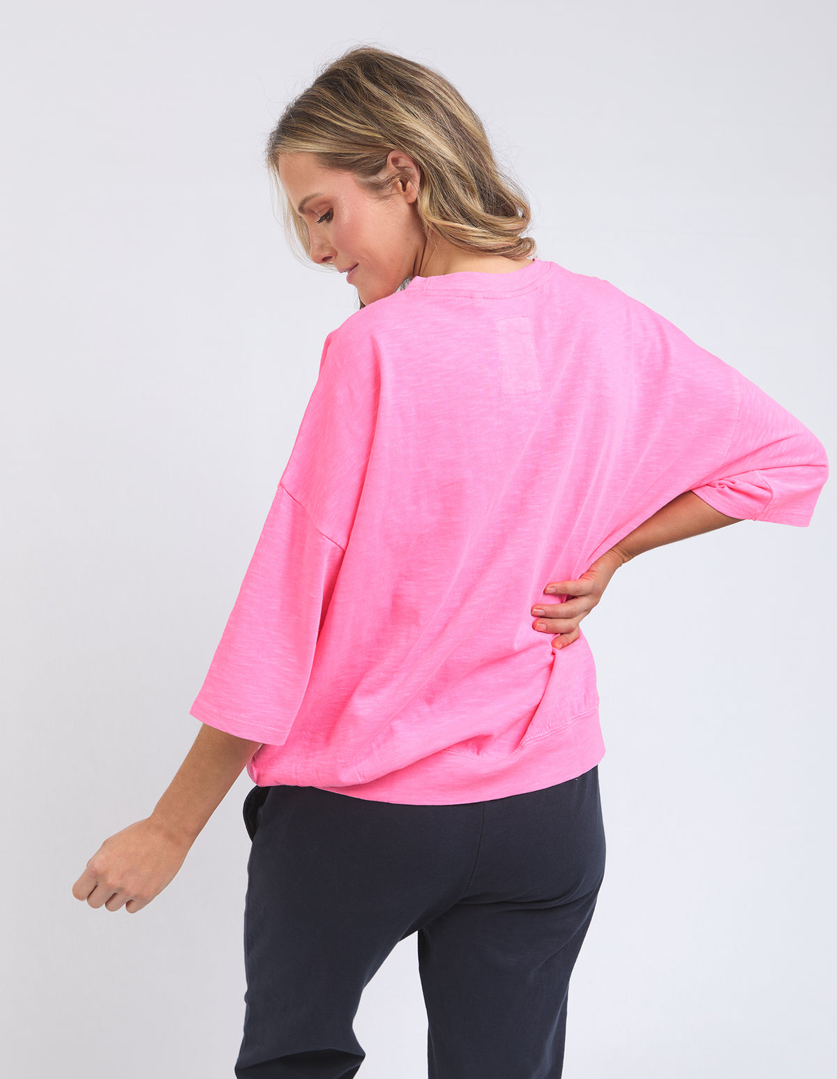 Elm Mazie Sweat Neon Pink