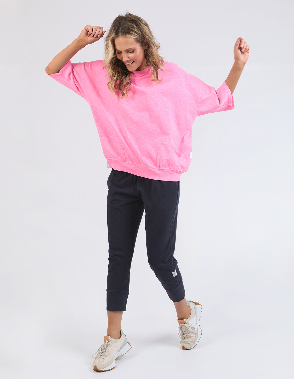 Elm Mazie Sweat Neon Pink