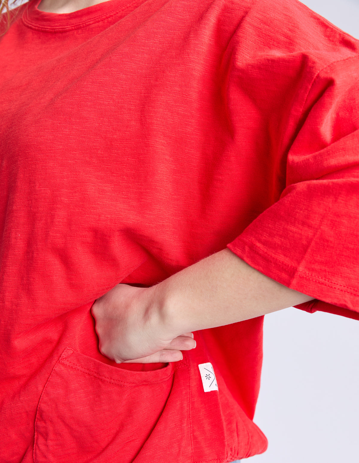 Elm Mazie Sweat Poppy