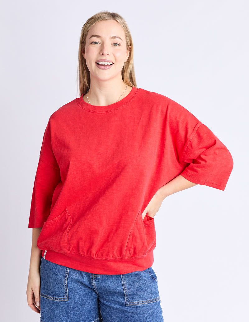 Elm Mazie Sweat Poppy