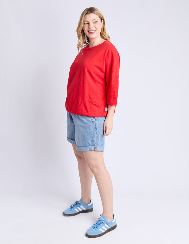 Elm Mazie Sweat Poppy