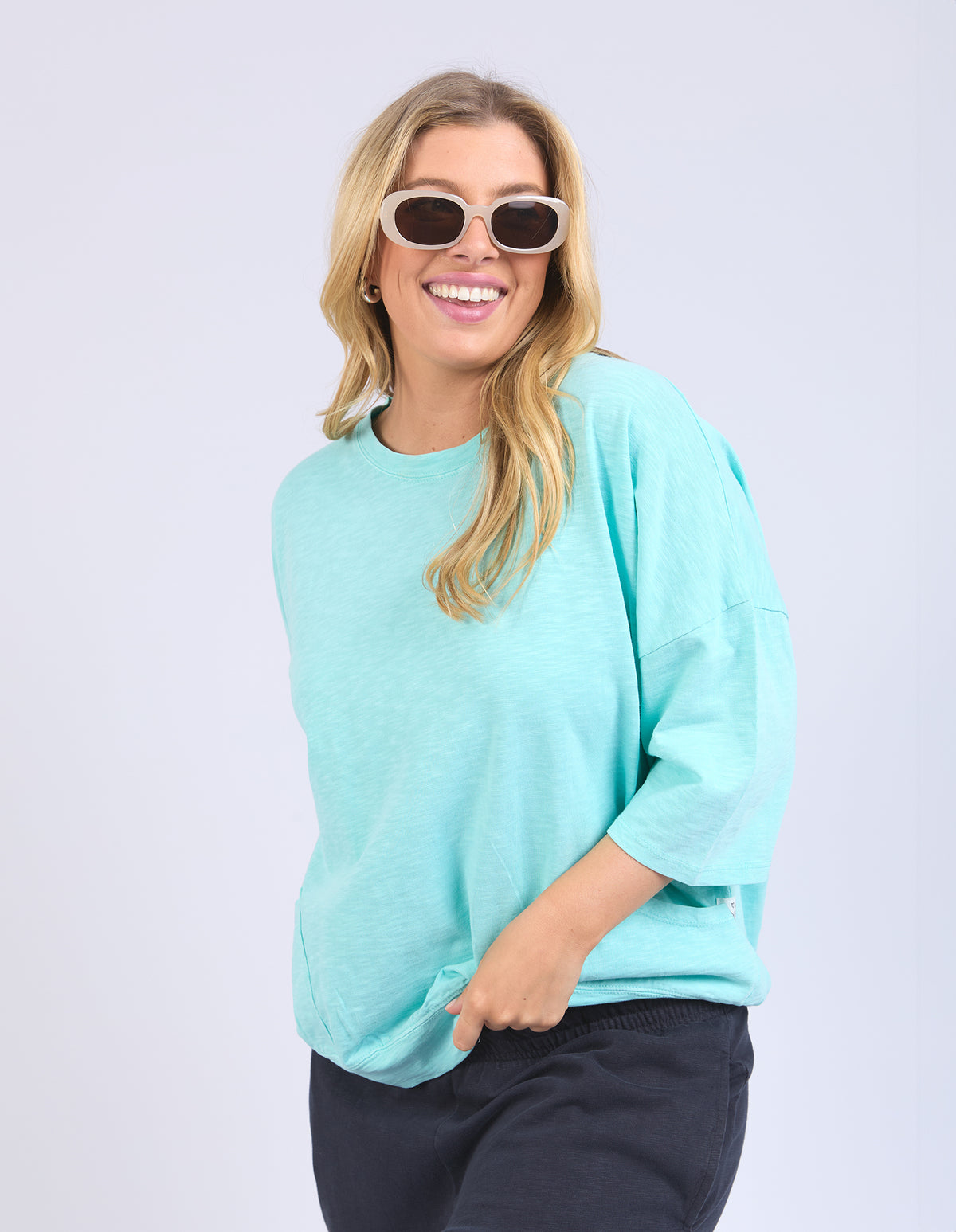 Elm Mazie Sweat Tonic Blue