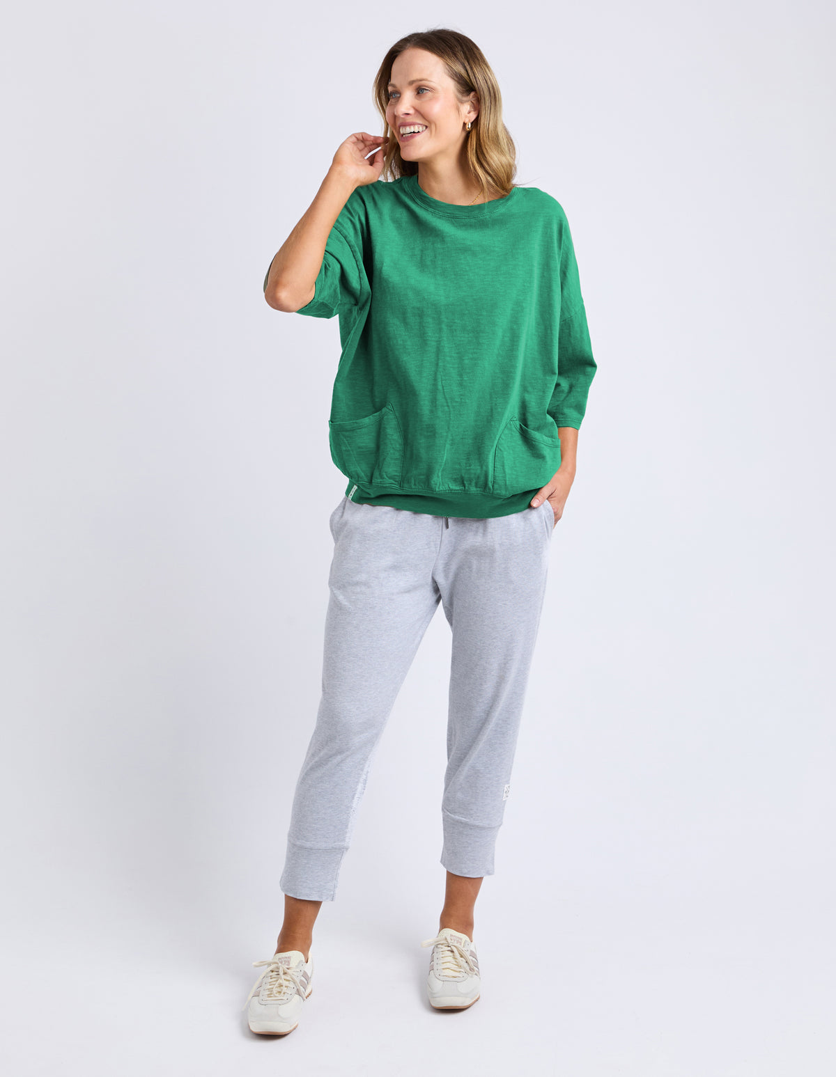 Elm Mazie Sweat Turquoise