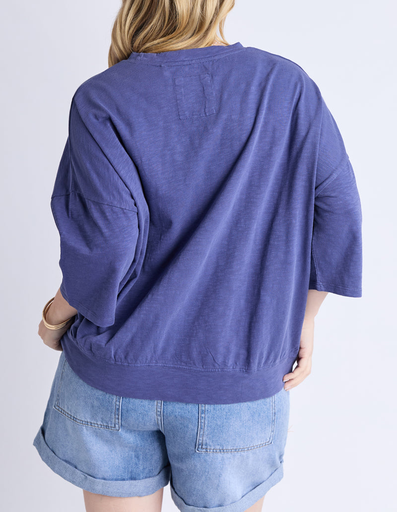 Elm Mazie Sweat Vintage Blue