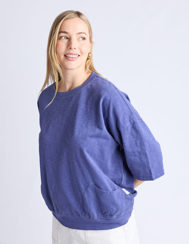 Elm Mazie Sweat Vintage Blue