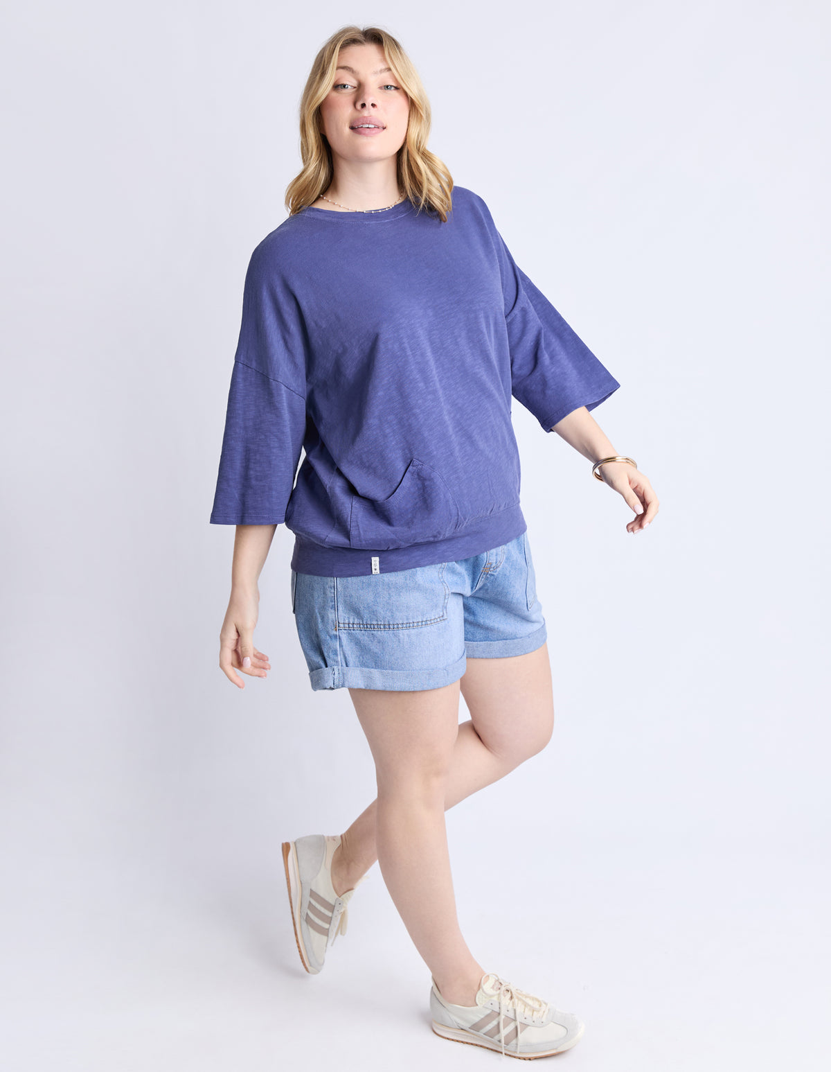 Elm Mazie Sweat Vintage Blue