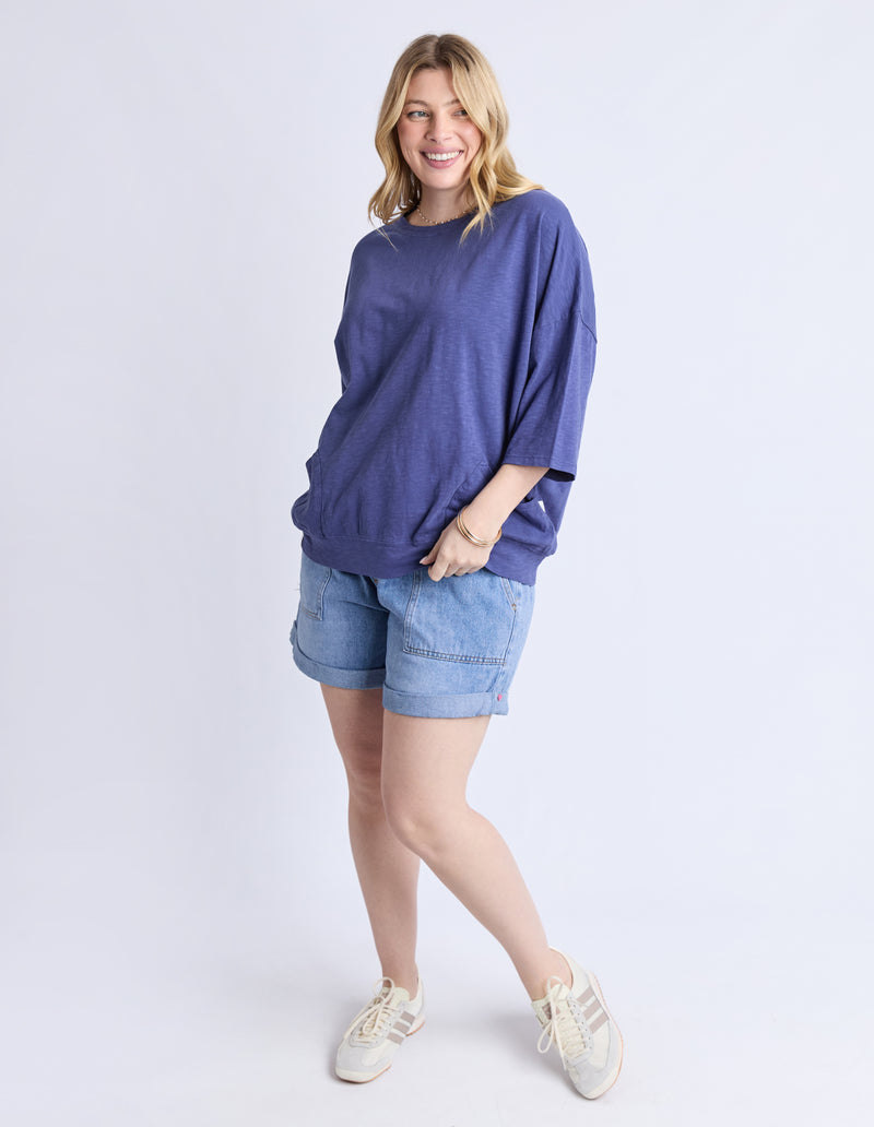 Elm Mazie Sweat Vintage Blue