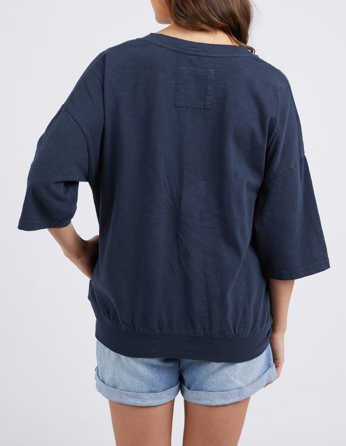 Elm Mazie Vee Neck Sweat Navy