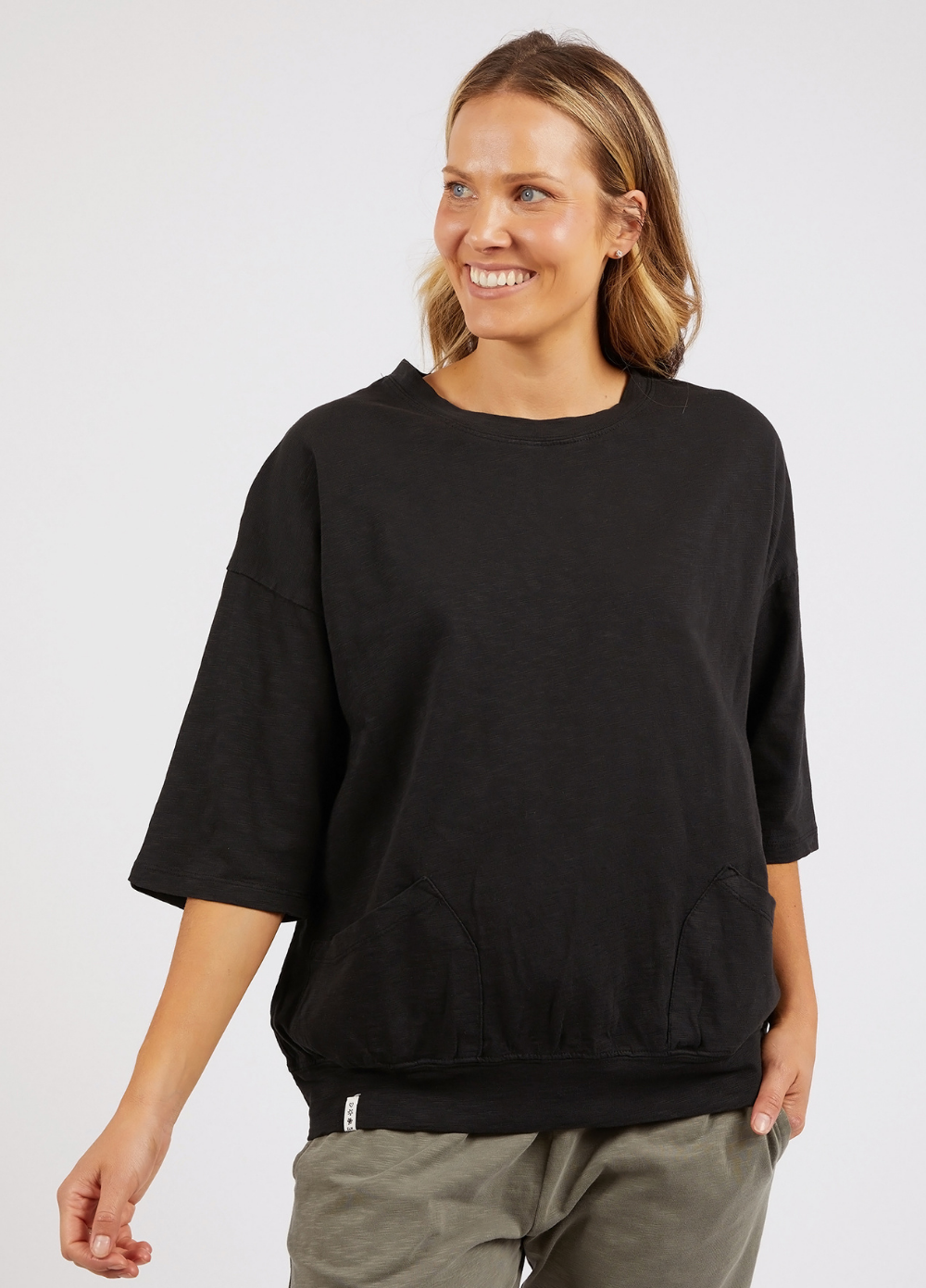 Elm Mazie Sweat China Black