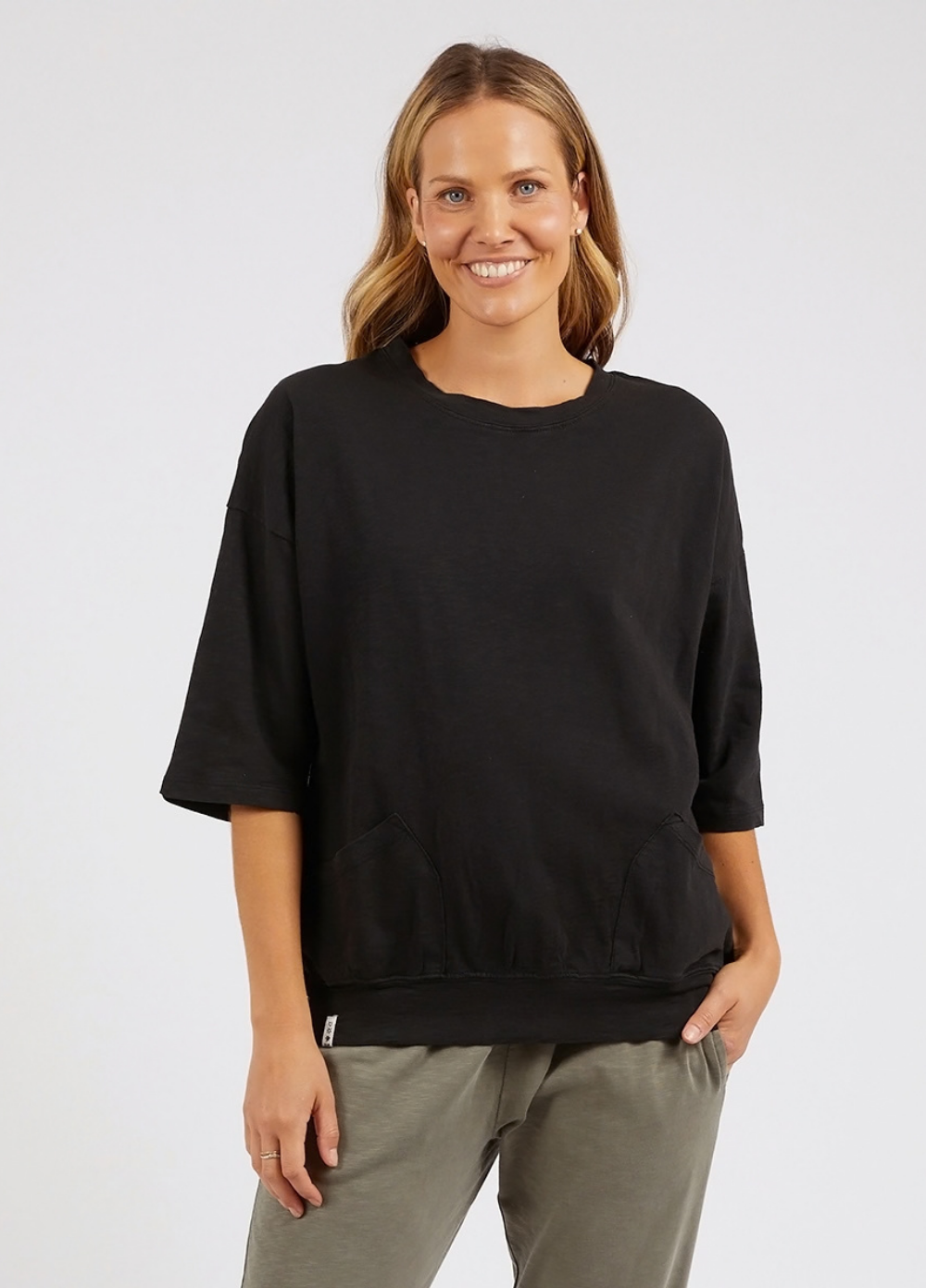 Elm Mazie Sweat China Black