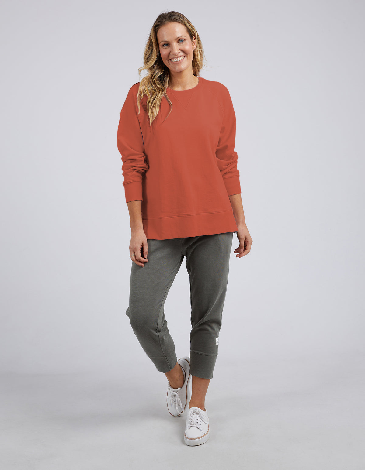 Elm Melbourne Crew Burnt Orange