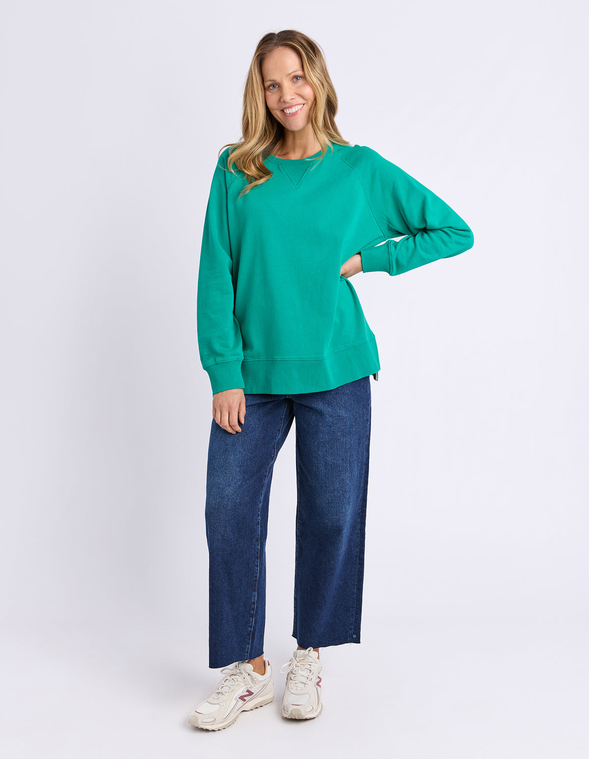 Elm Melbourne Crew Virdis Green