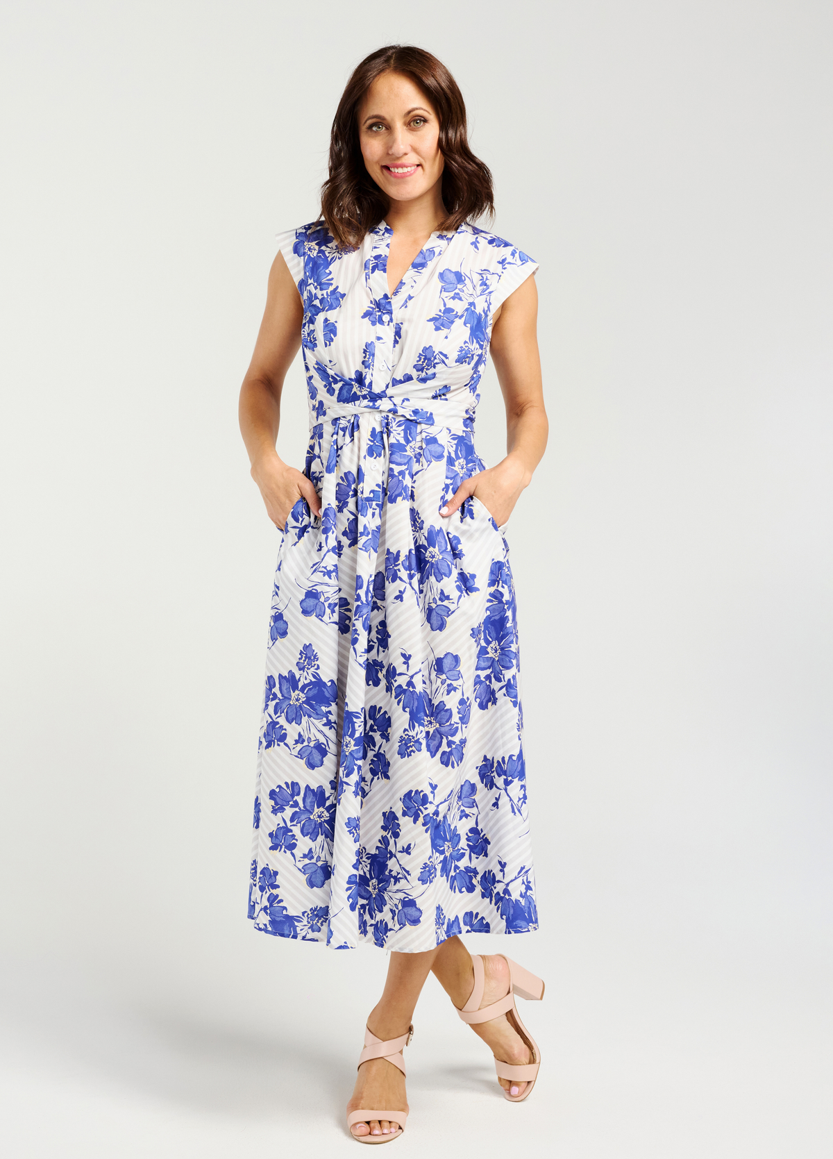 Zafina Mila Dress Sky Bloom