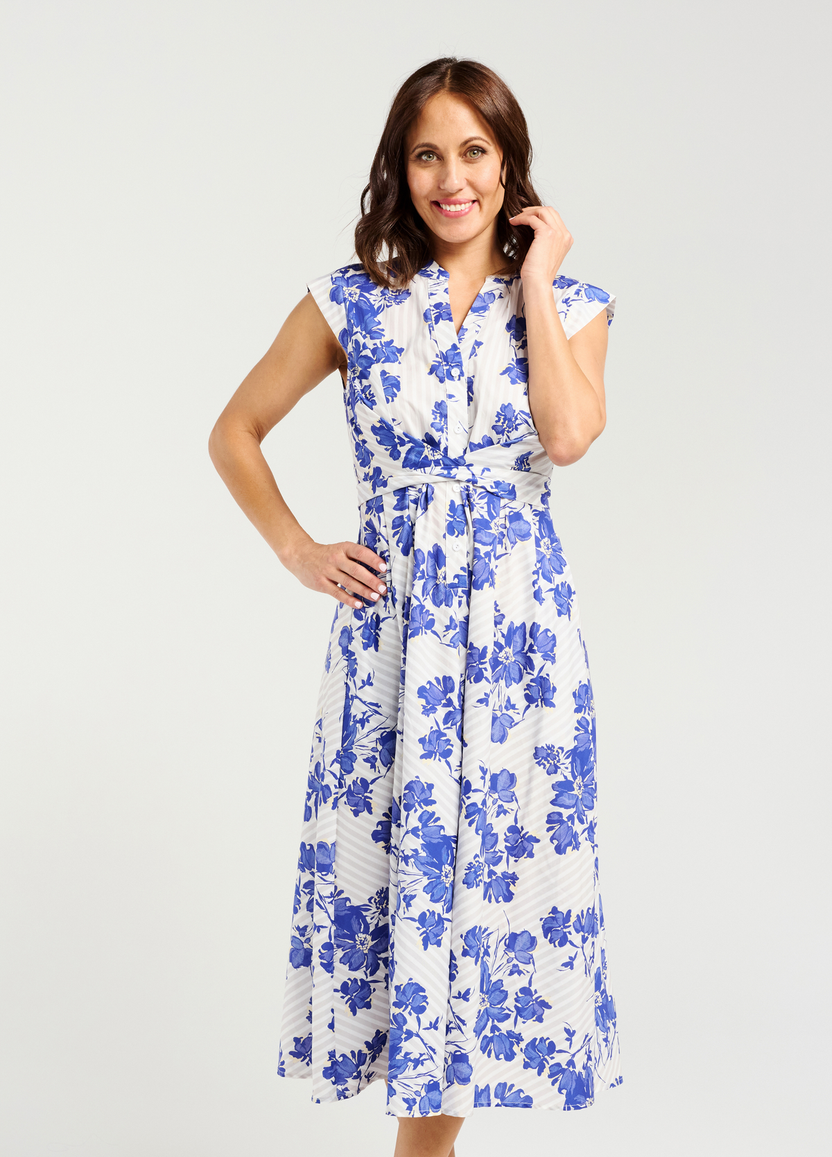 Zafina Mila Dress Sky Bloom