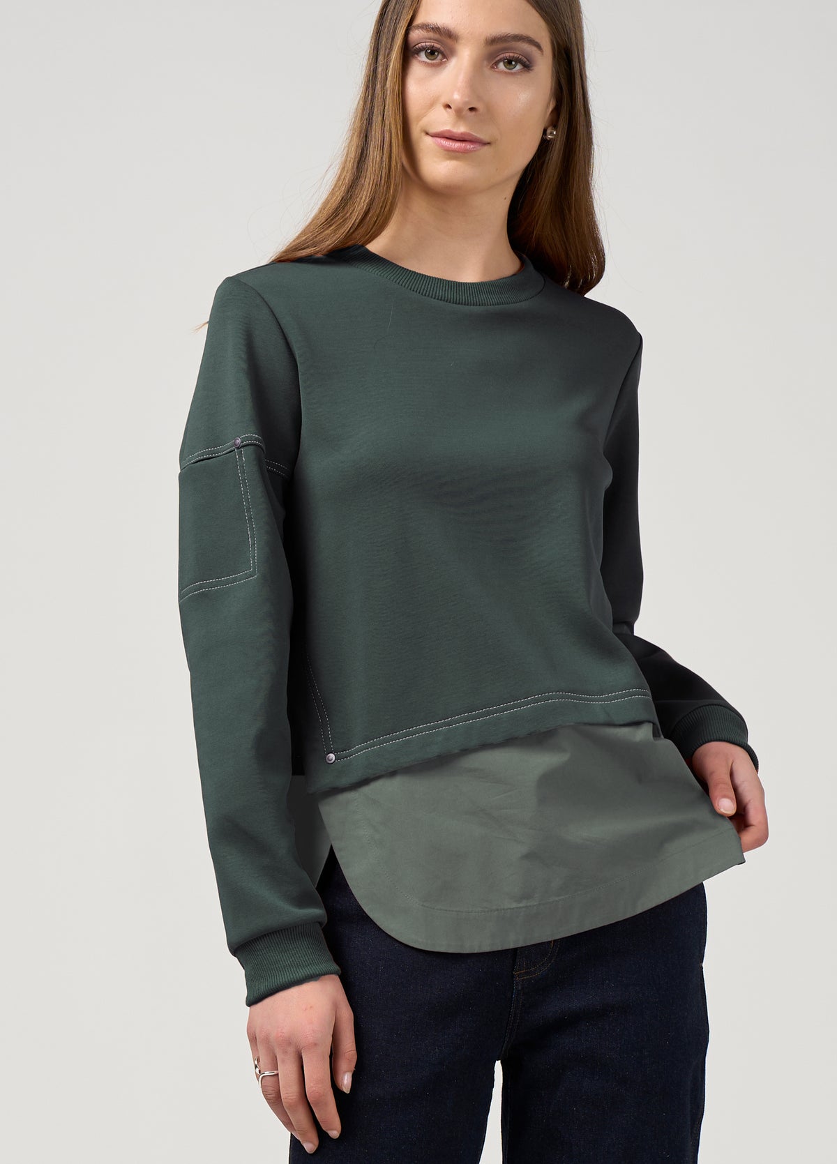 Madly Sweetly McKenzie Sweatshirt Forest