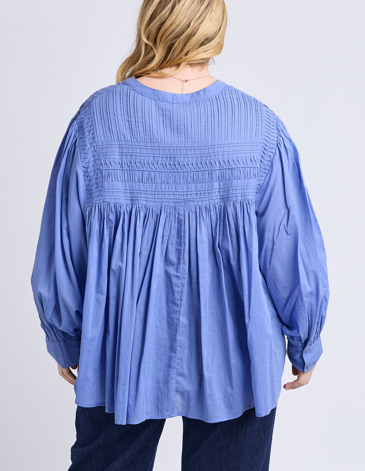 Elm Montana Blouse Cornflower