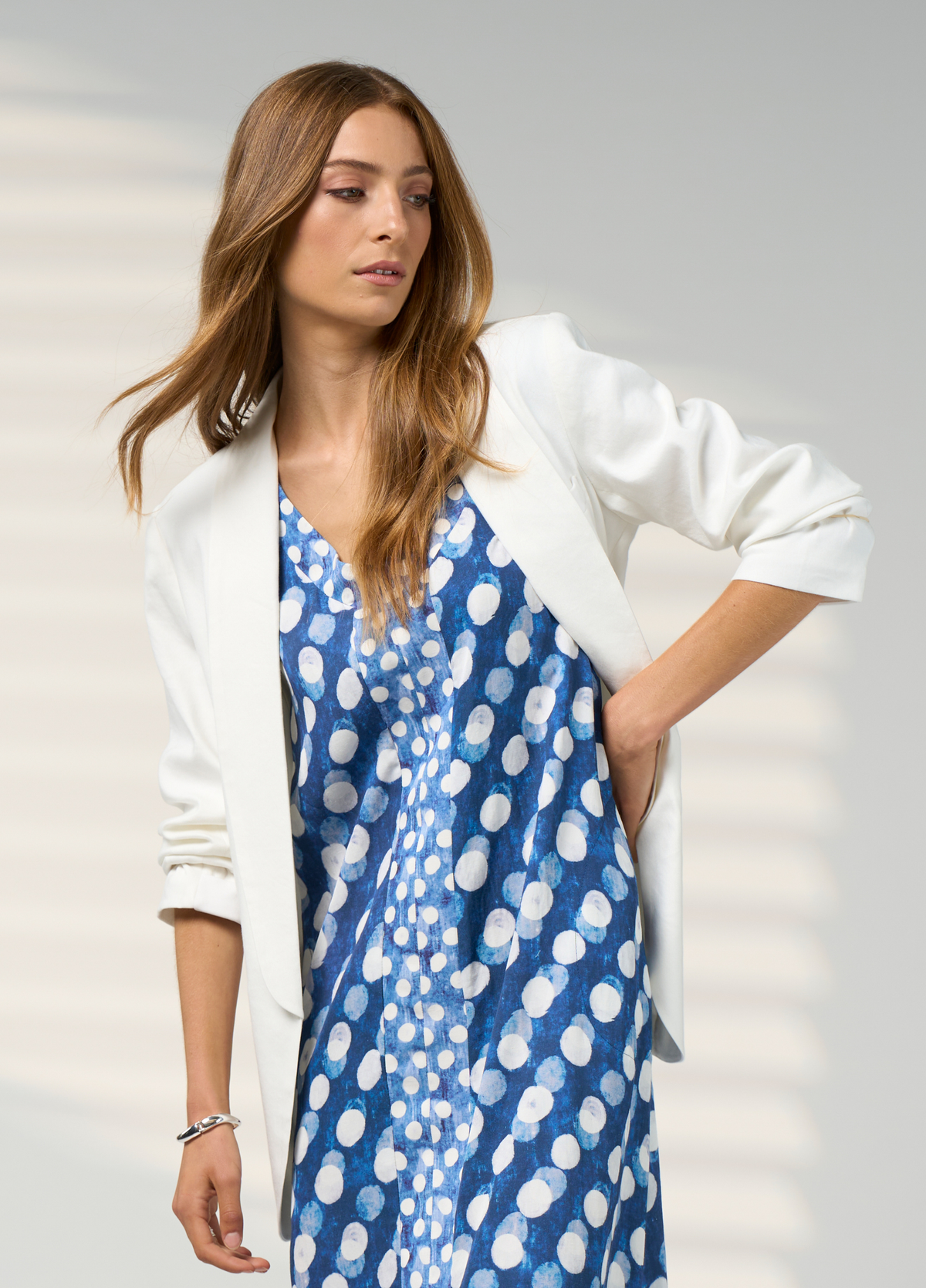 Madly Sweetly Trailblazer Jacket Silk White