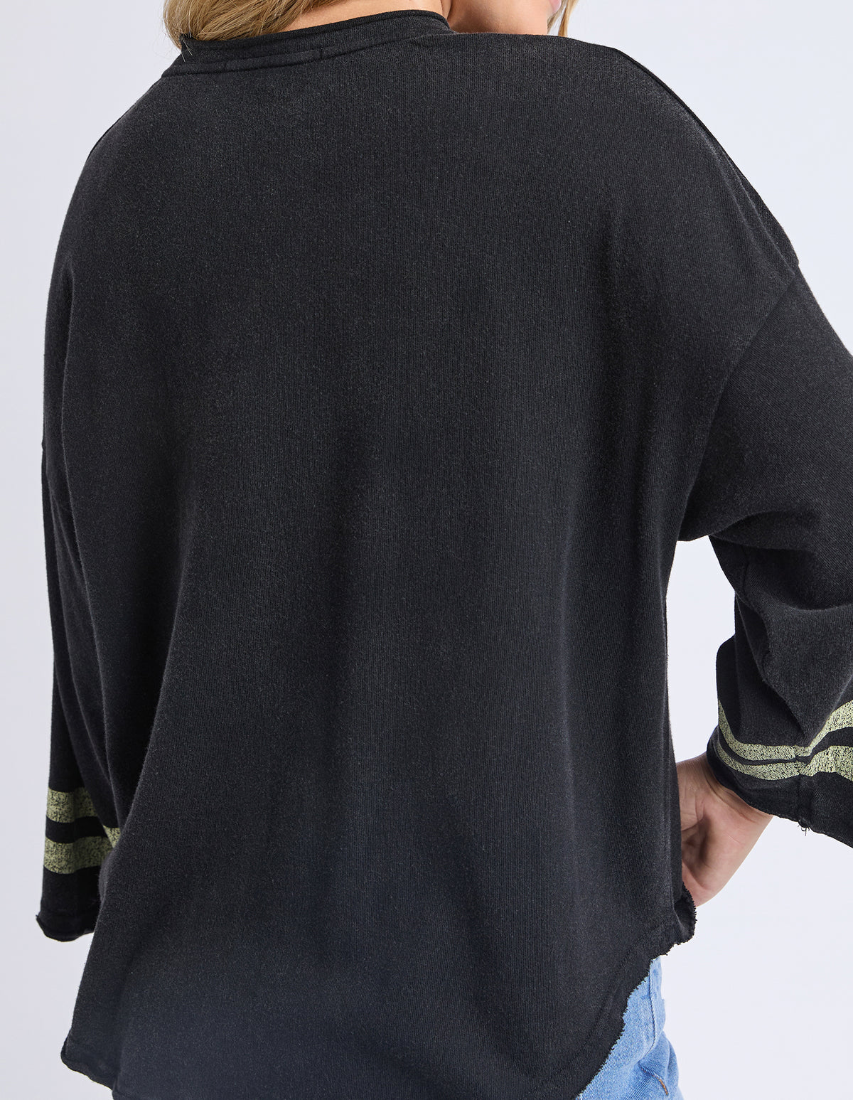 Foxwood Ninety Five L/S Tee Washed Black