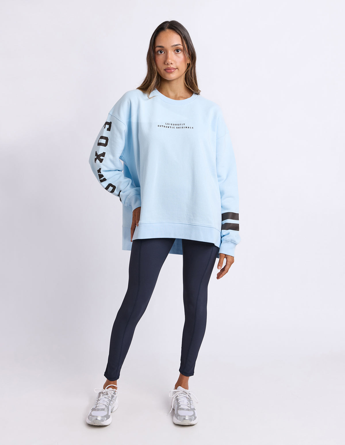 Foxwood Origin Crew -Light Blue/Coffee Bean