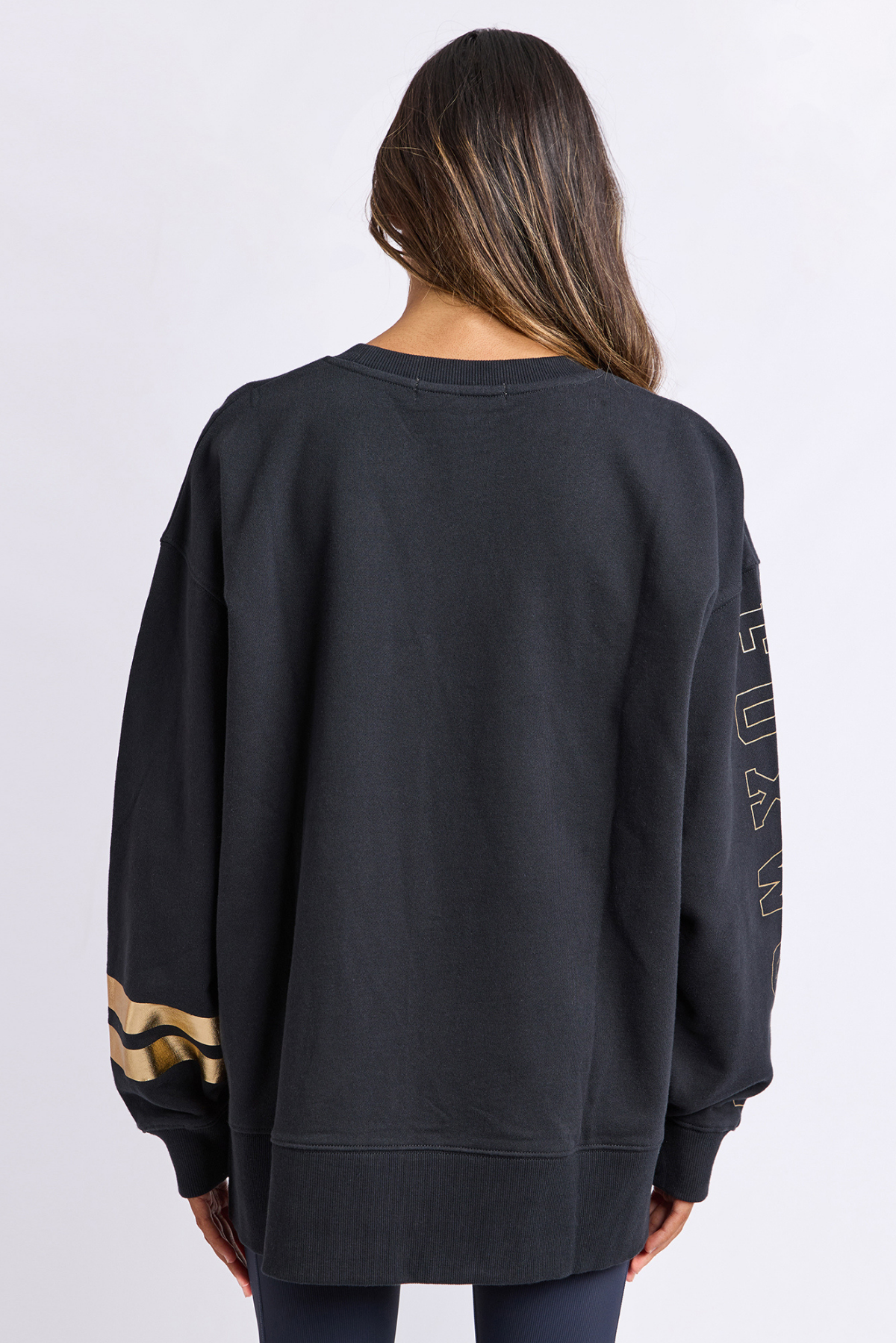 Foxwood Metallic Origin Crew Black