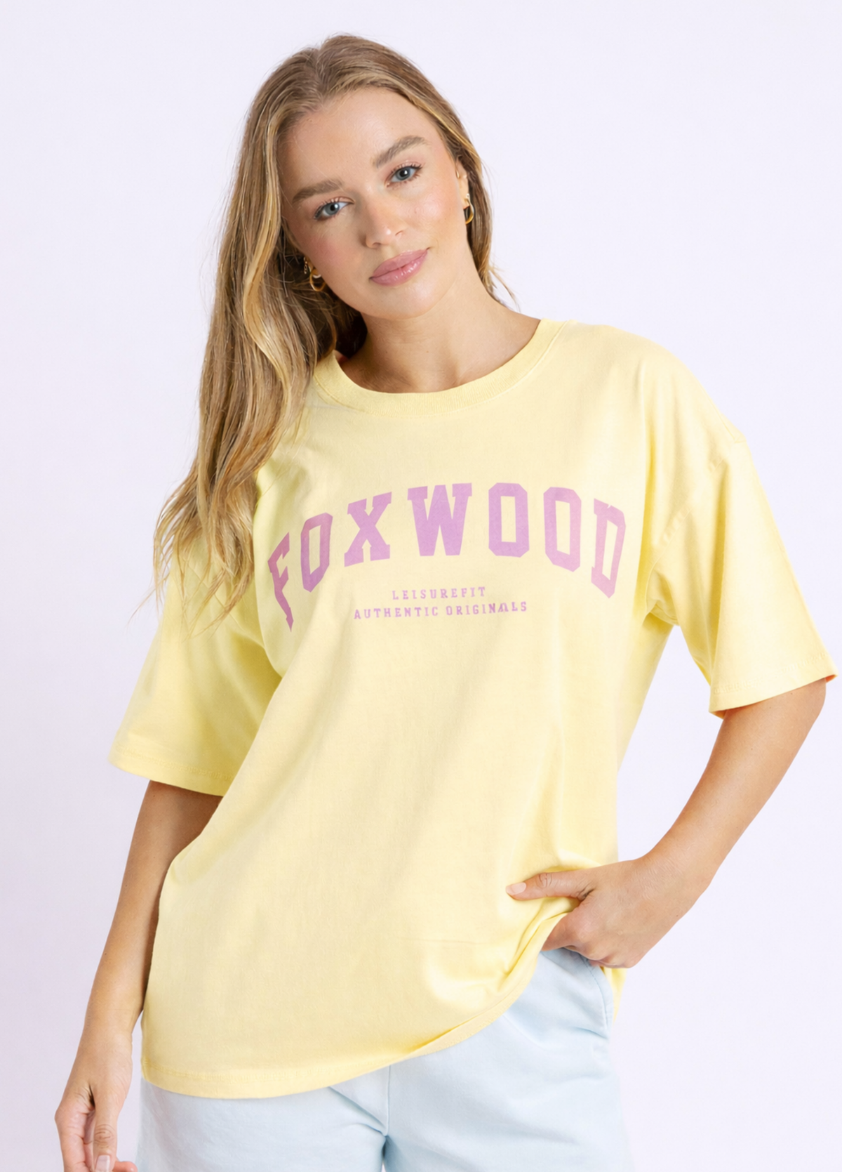 Foxwood Interval Tee - Pale Lemon