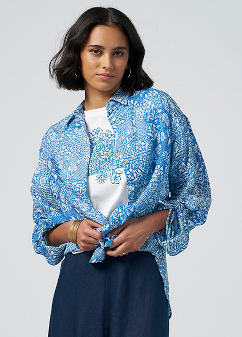 Madly Sweetly Daisy Patch Shirt