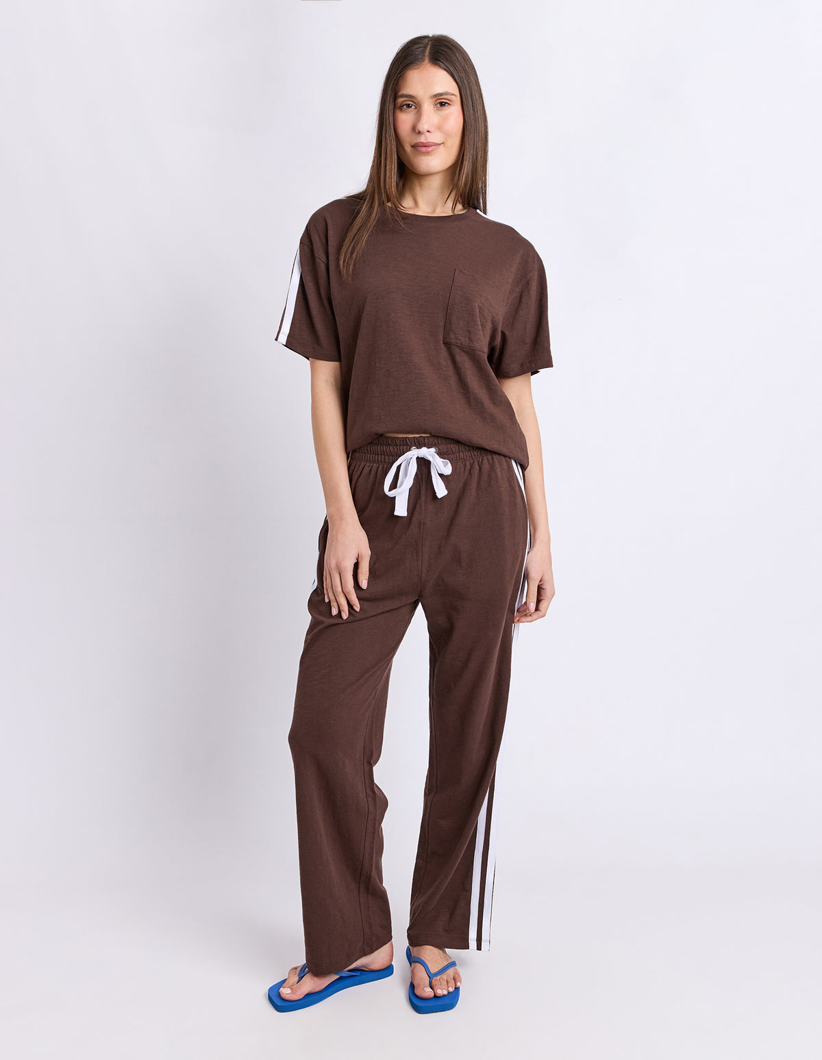 Foxwood Power Tee Chocolate