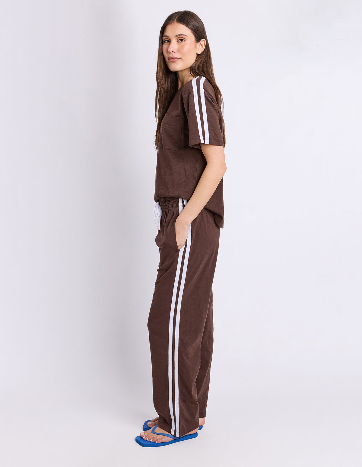 Foxwood Power Tee Chocolate