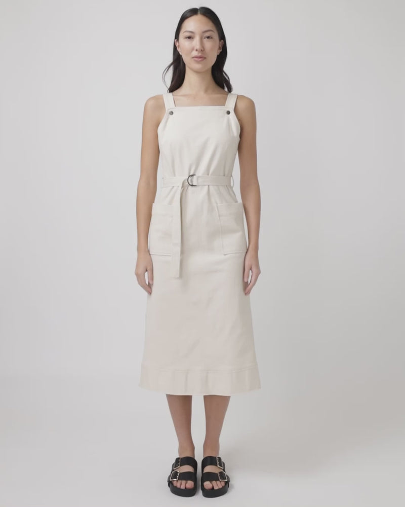 Sylvester Utility Dress Chalk