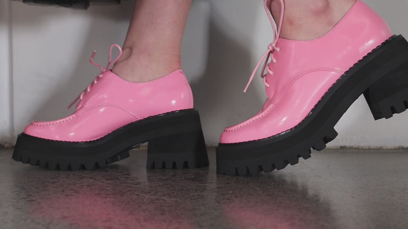 Minx Boss Shoe - Candy Pink Oil
