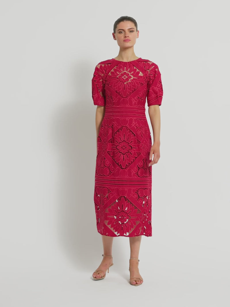 Moss & Spy Lettia Midi Dress