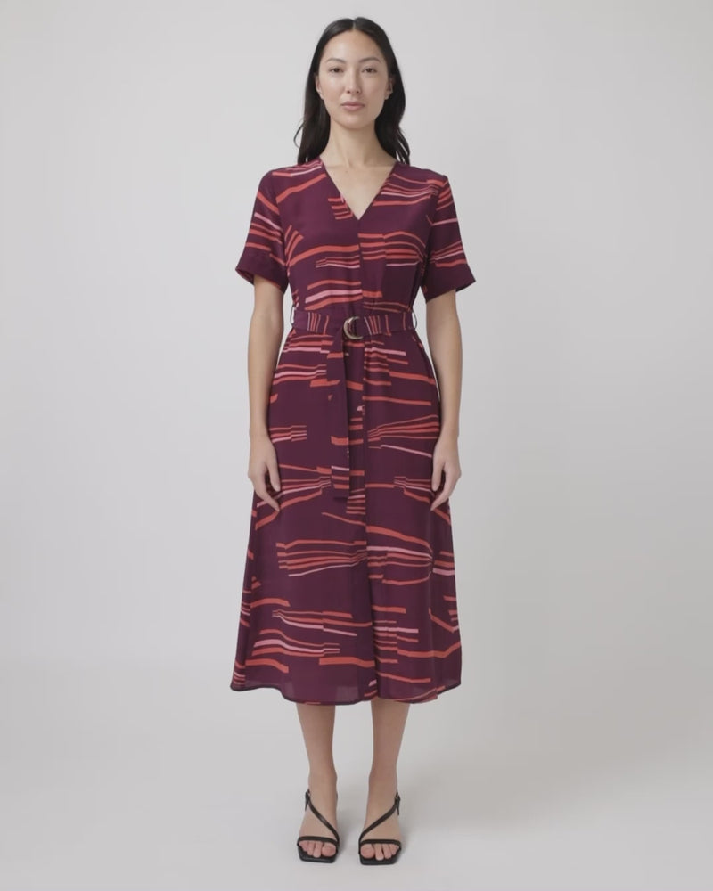 Kate Sylvester Ali Dress Aubergine