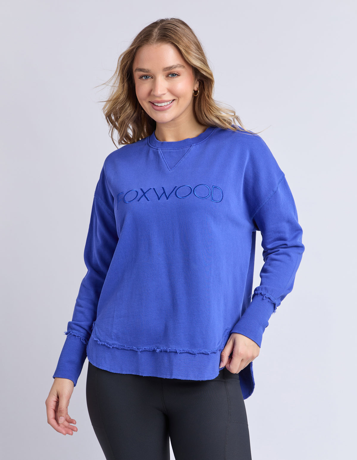 Foxwood Simplified Crew - Dazzling Blue