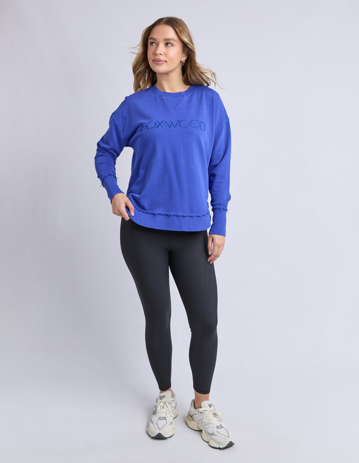 Foxwood Simplified Crew - Dazzling Blue