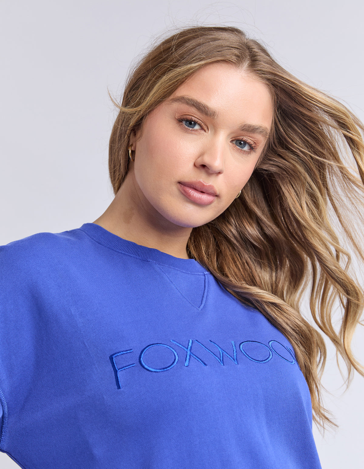 Foxwood Simplified Crew - Dazzling Blue