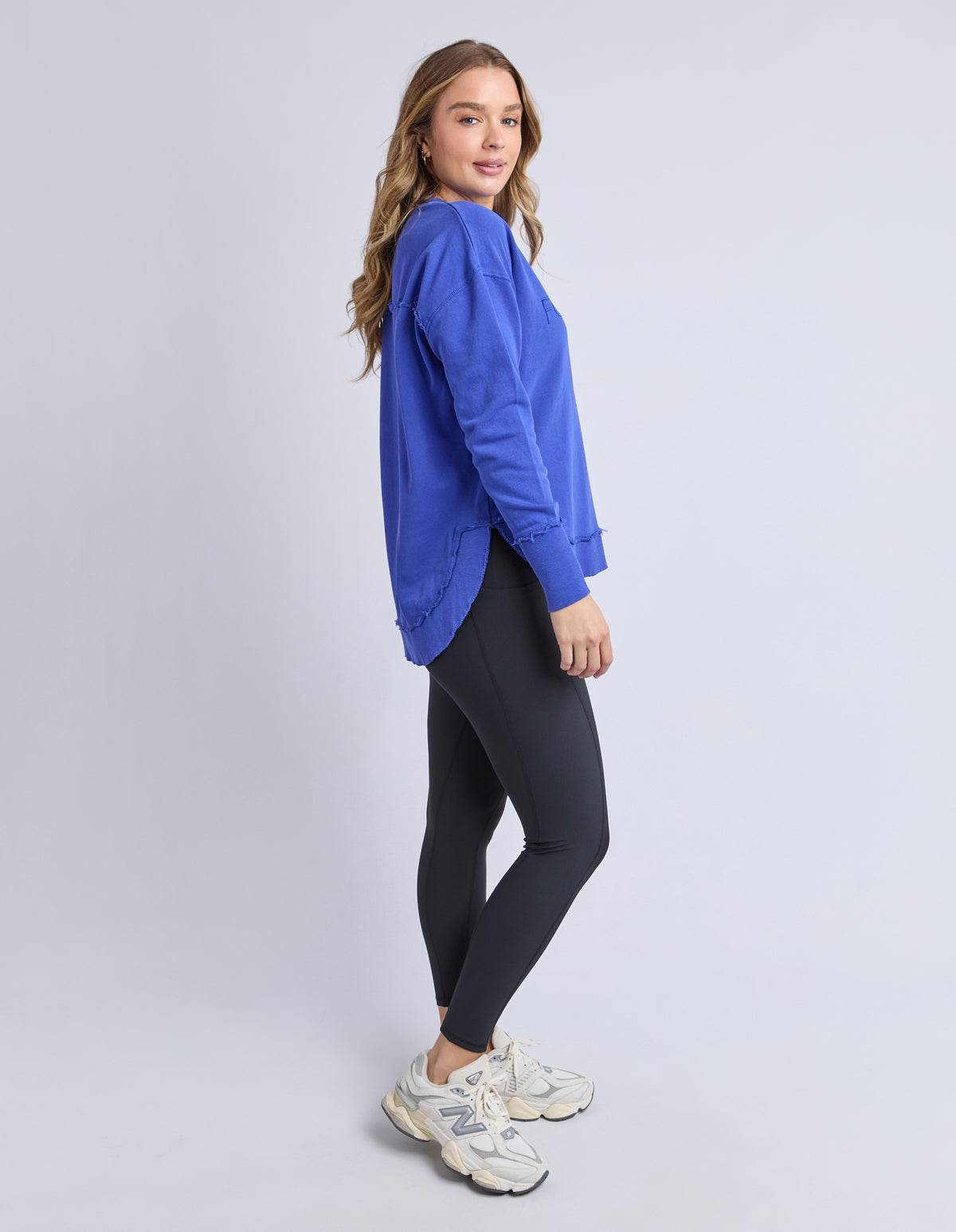 Foxwood Simplified Crew - Dazzling Blue
