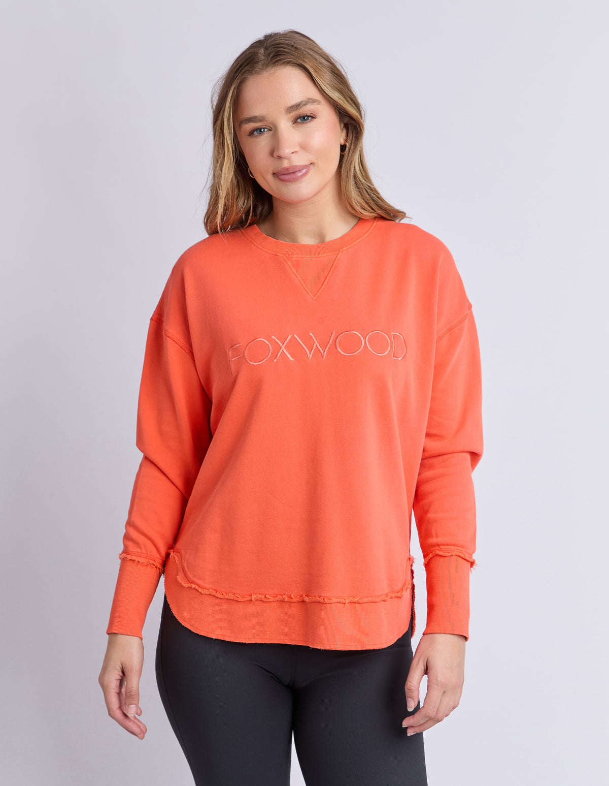 Foxwood Simplified Crew - Orange Red