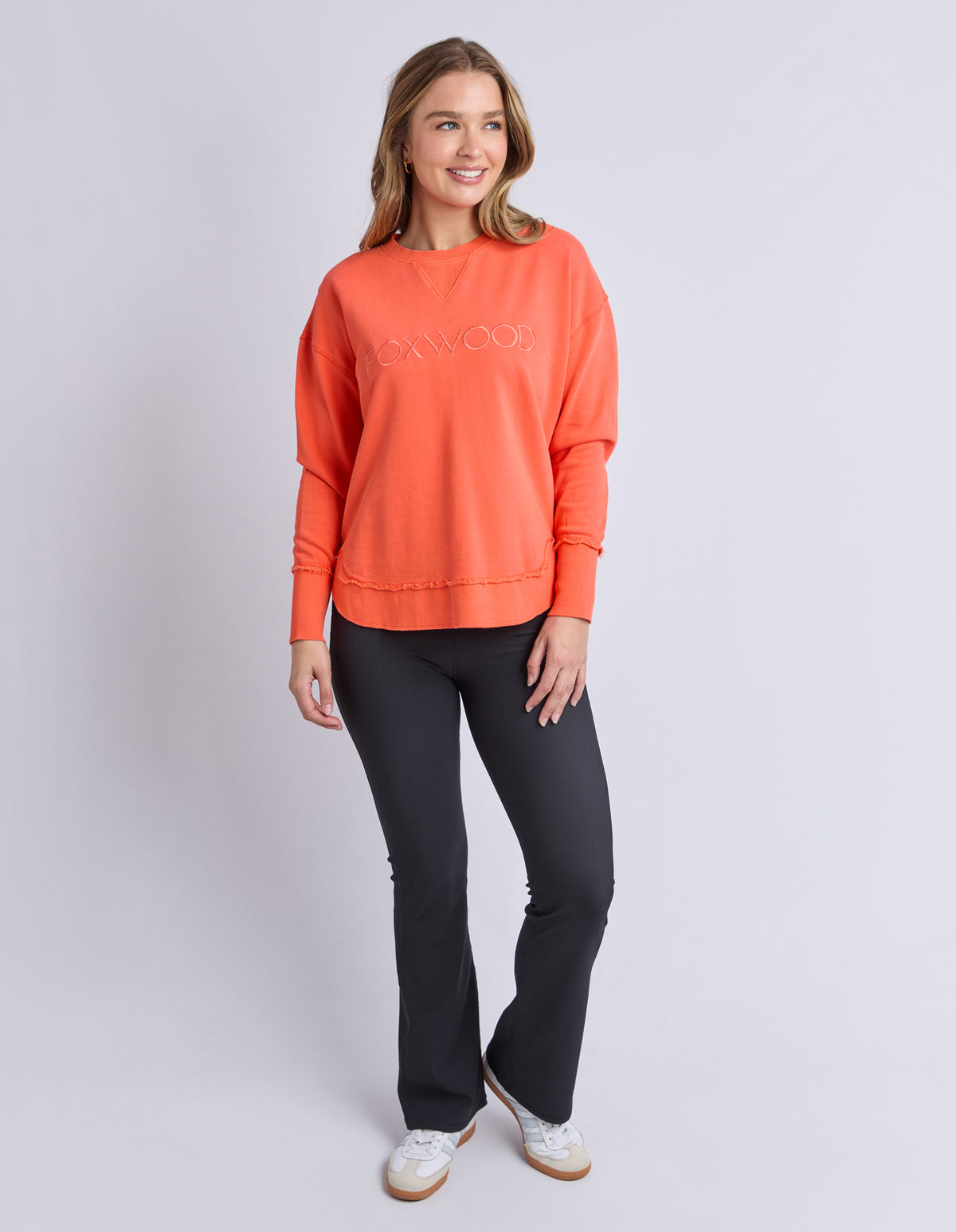 Foxwood Simplified Crew - Orange Red