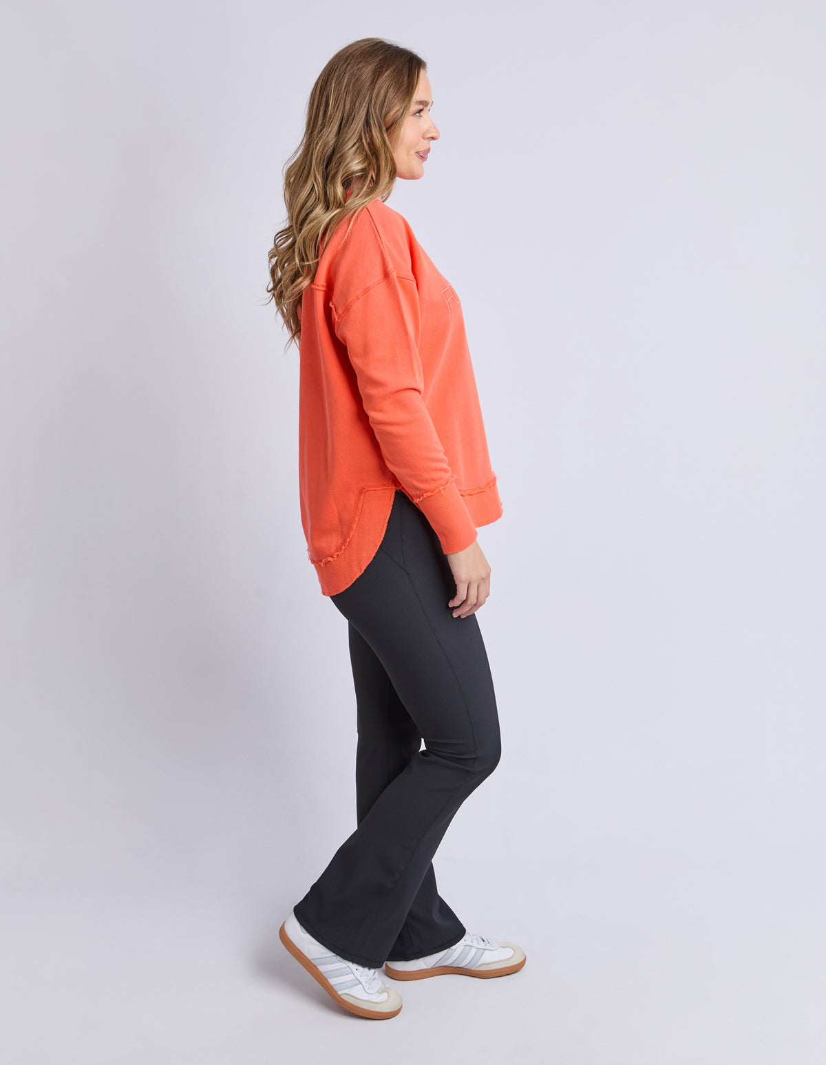 Foxwood Simplified Crew - Orange Red