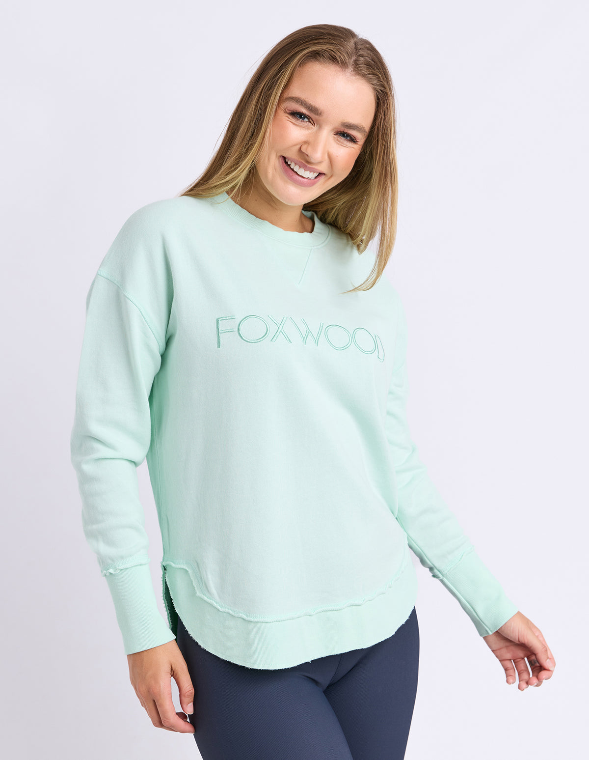 Foxwood Simplified Crew Pale Mint
