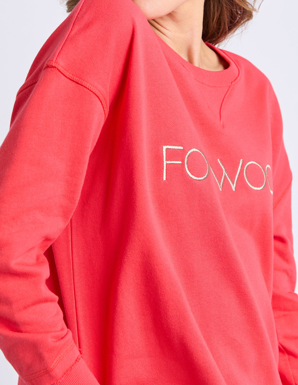 Foxwood Simplified Metallic Crew Red