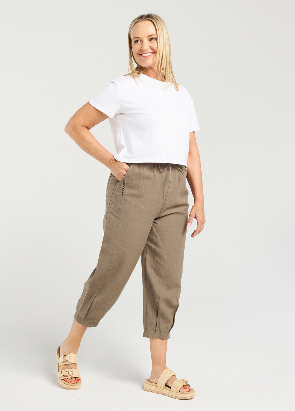 Seduce Nova Pant Stone