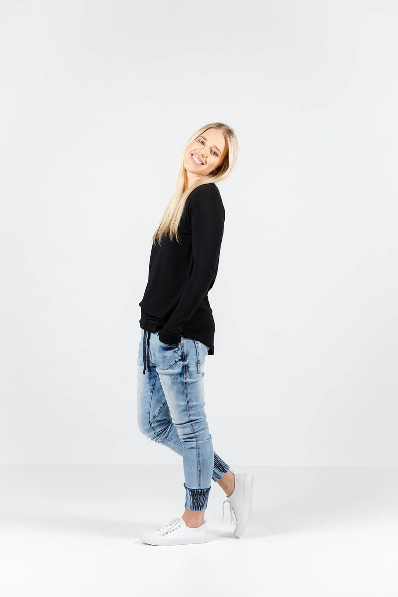 Home Lee Weekender Jeans - Snow Wash