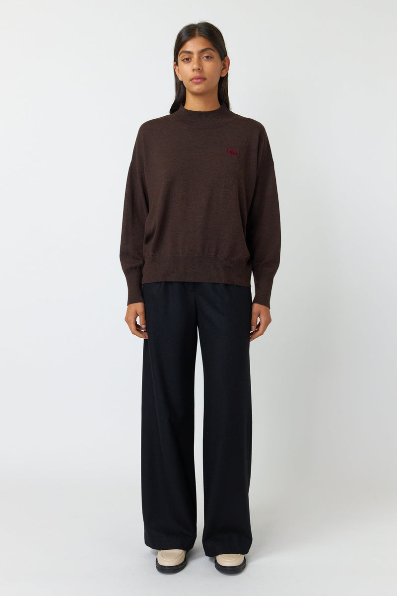 Kate Sylvester Teddy Jumper - Mahogany