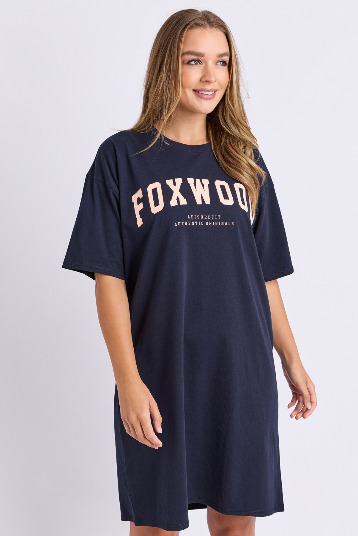 Foxwood Interval Tee Dress Navy