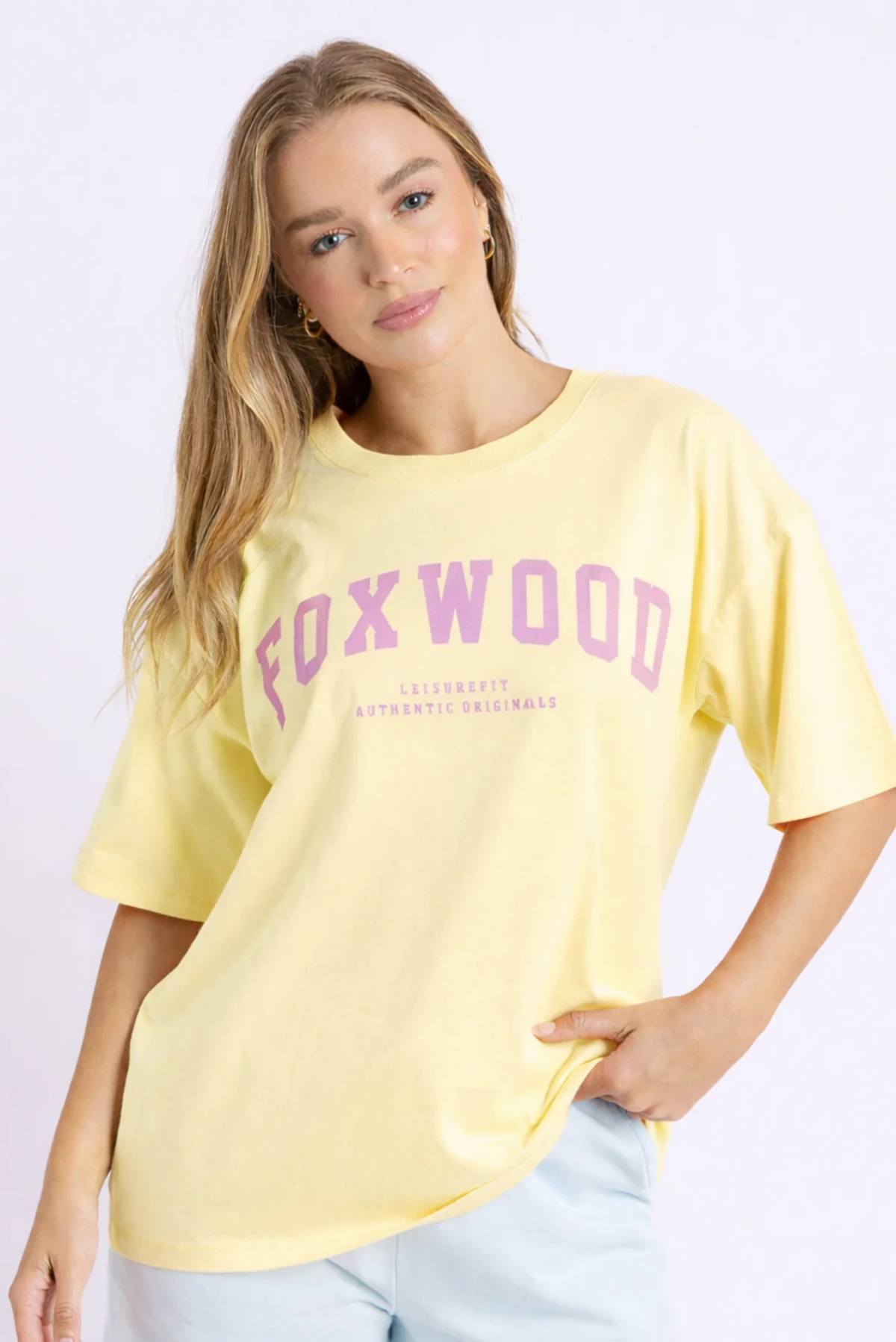 Foxwood Interval Tee - Pale Lemon