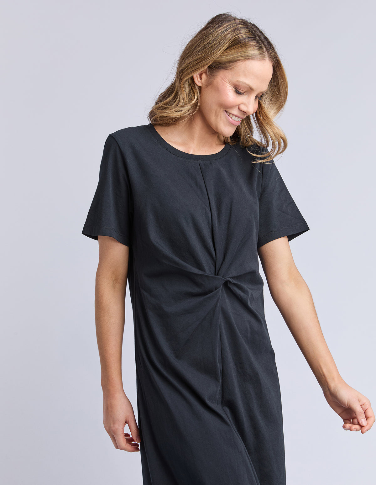 Elm Twister Dress Black