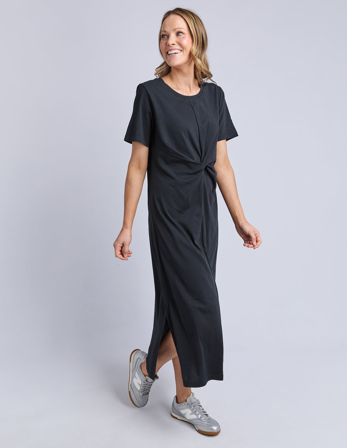Elm Twister Dress Black