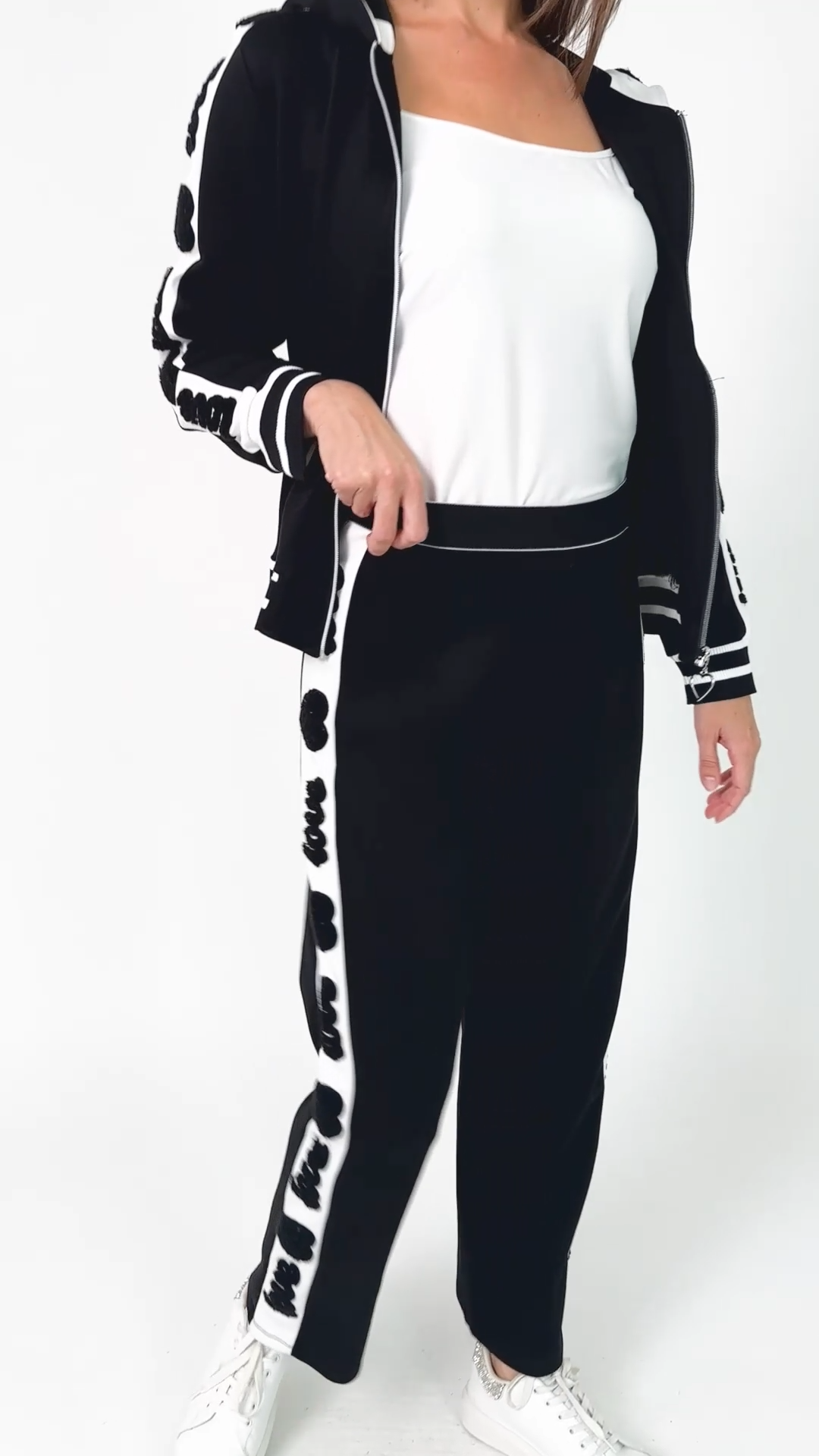 Frank Lyman Heart Panel Pant