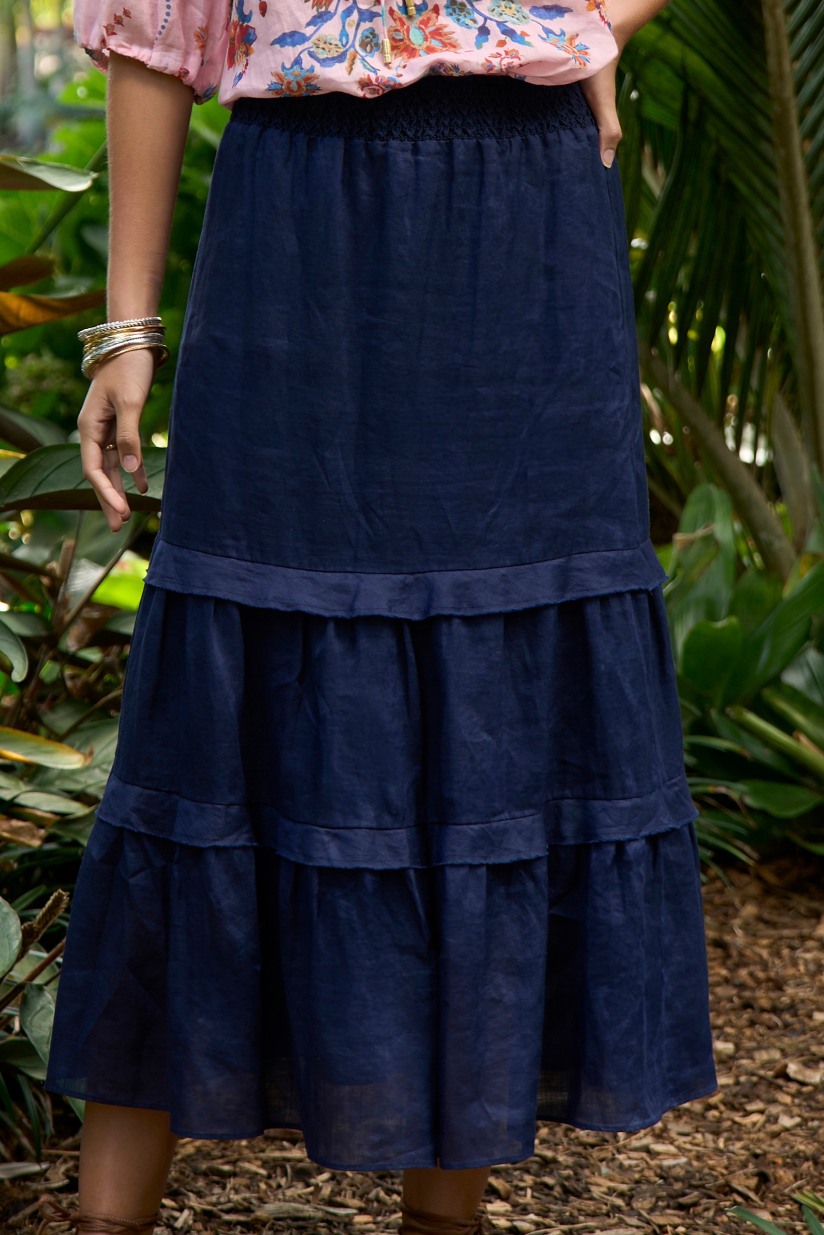 Loobies Story Waterlily Skirt Indigo